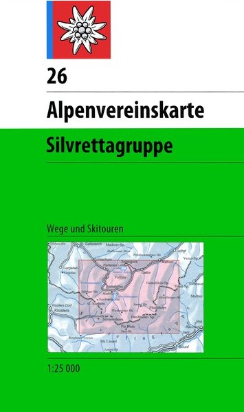 26 Silvrettagruppe (Wege und Skitouren)