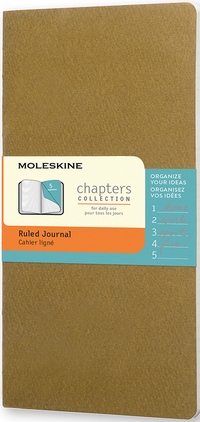 Moleskine. Cuaderno de capítulos fino a rayas (bolsillo)