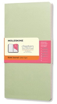 Moleskine. Cuaderno de capítulos fino a rayas (mediano)