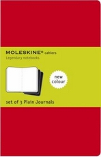 Moleskine. Set de tres cuadernos hojas en blanco (Grande)