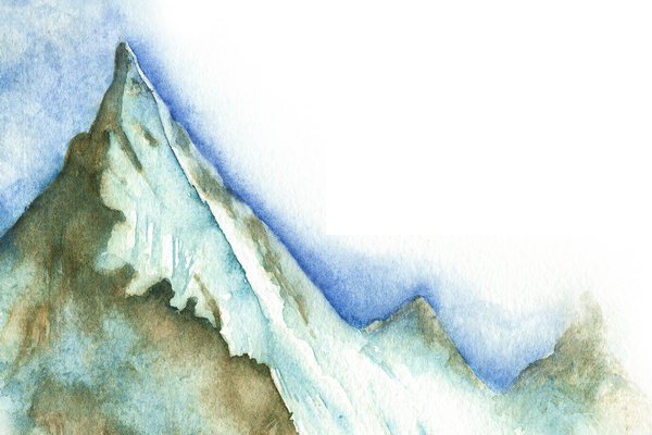 'Montañas de agua', trozos de paisaje dentro de las páginas de un libro