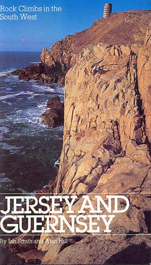 Jersey and Guernsey. Rock climb in the South West