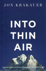 Into thin air. A personal account of the Everest disaster