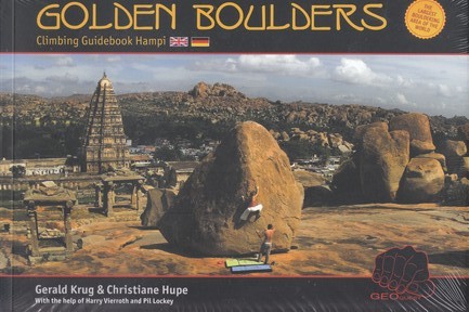 Golden Boulders (Guías Hampi). Bouldering and climbing Guide Hampi