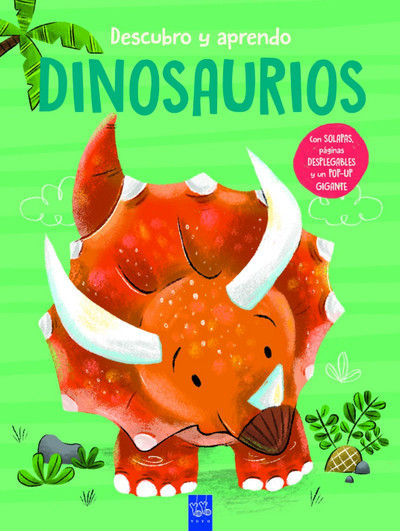 Descubro y aprendo dinosaurios. Libro con solapas desplegables y pop-up