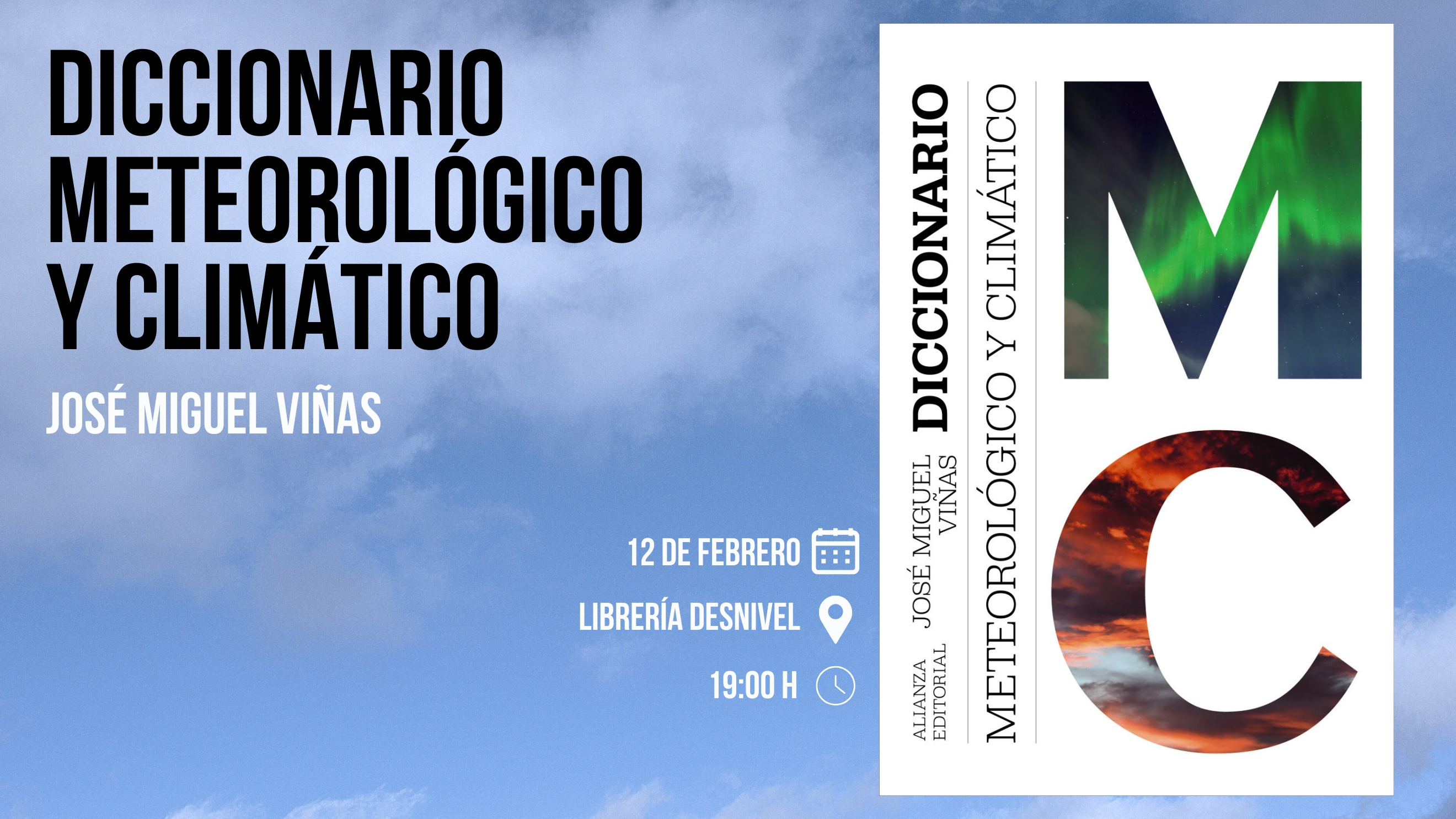 "Diccionario meteorológico y climático", de José Miguel Viñas