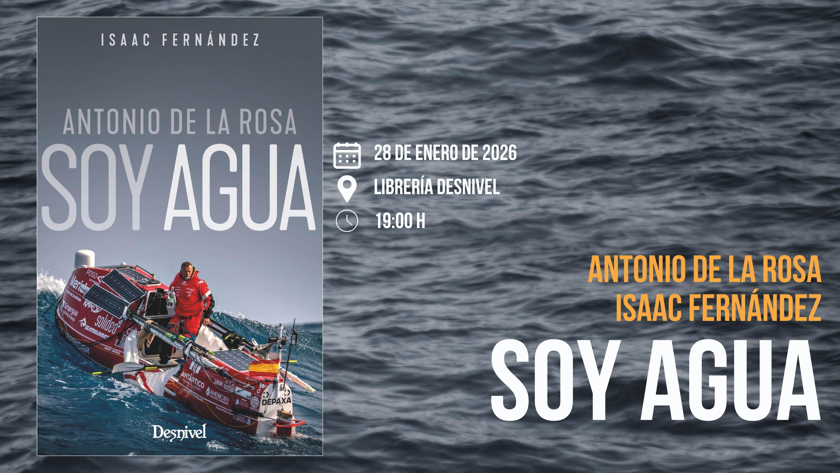 "Soy agua", con Antonio de la Rosa e Isaac Fernández