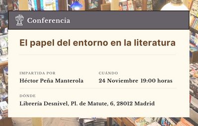 El papel del entorno en la literatura