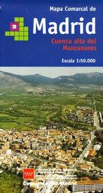 Madrid. Cuenca alta del Manzanares (Mapa comarcal)