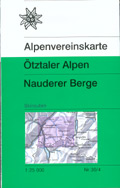 Ötztaler Alpen. Nauderer Berge (Rutas de esquí)