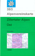 35/3 Zillertaler Alpen. Ost (Rutas de esquí)