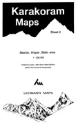 Karakoram Maps ( sheet 2 ) Skardu, Hispar, Biafo area