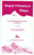 Nepal Himalaya ( sheet 4 ) Annapurna, Machhapchhare