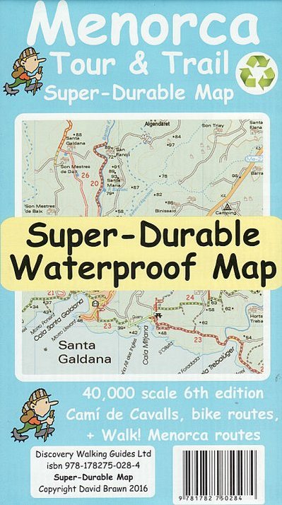 Menorca Tour & Trail Super-Durable Map