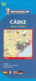 92 Cádiz. Plano e índice