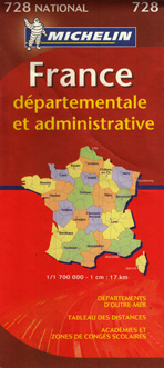 728 France dèpartementale et administrative