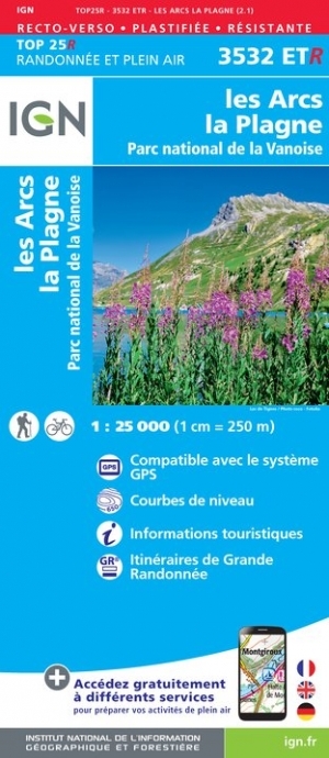 3532 ETR Les Arcs. La Plagne. Parc National de la Vanoise