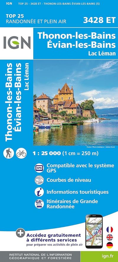 3428 ET Thonon-les-Bains. Évian-les-Bains (Lac Léman)