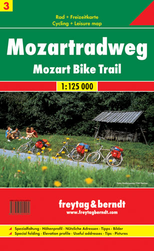 Mozartradweg. Mozart bike trail