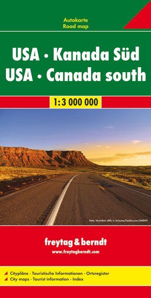 USA, Canada south