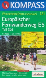 121 Europäischer Fernwanderweg E5. Teil Süd
