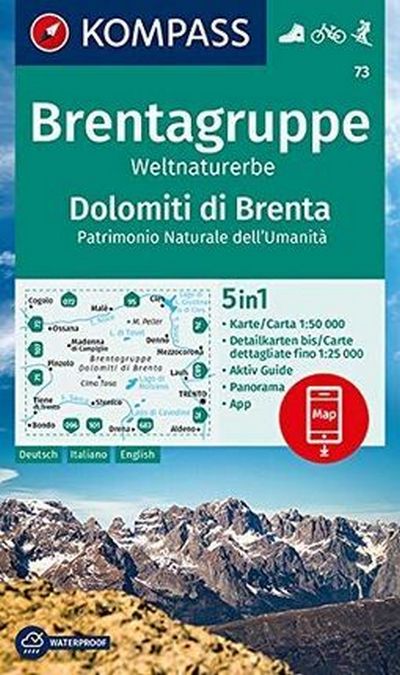 73 Brentagruppe. Dolomiti di Brenta