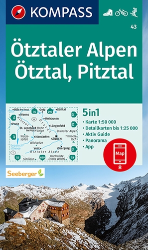 43 Ötztaler Alpen. Ötztal. Pitztal