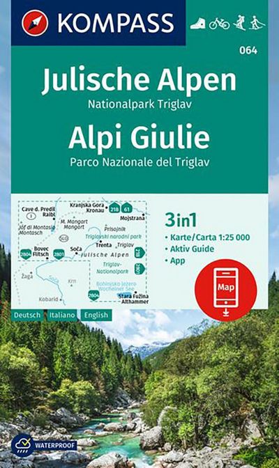 064 Julische Alpen. Alpi Giulie (Nationalpark Triglav)