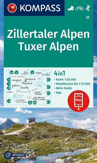 37 Zillertaler Alpen. Tuxer Alpen