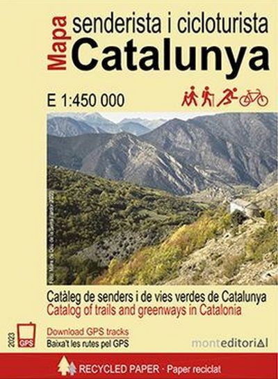 Mapa Catalunya senderista i cicloturista