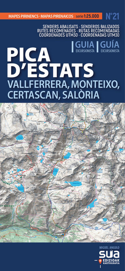 Pica d'estats - Mapas Pirenaicos