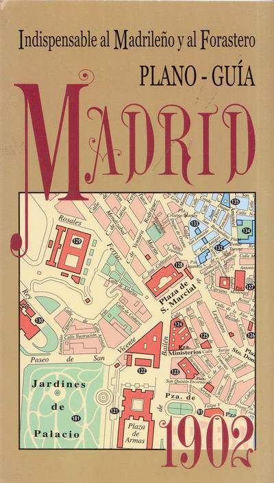 Plano-guía Madrid 1902