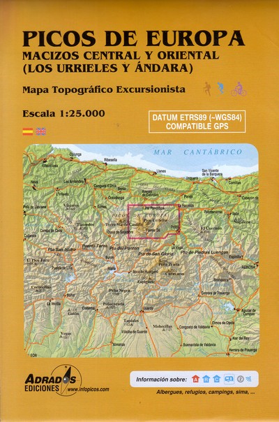 Picos de Europa. Macizos central y oriental (Los Urrieles y Andara)