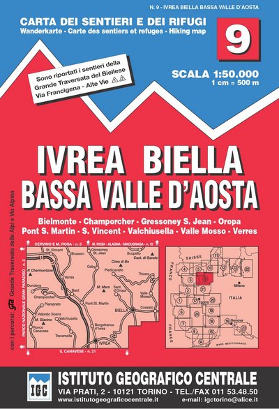 9 Ivrea Biella. Bassa Valle D'Aosta