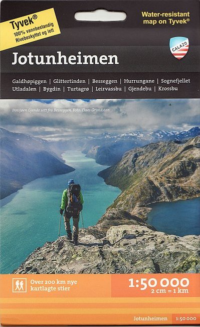 Jotunheimen Hiking Map