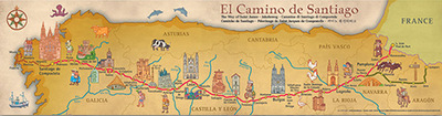 POSTER CAMINO DE SANTIAGO POSTER CAMINO DE SANTIAGO