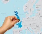 Scratch Map Europa