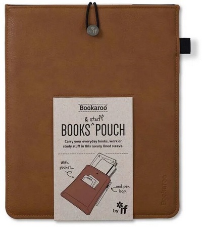 Funda de libros marrón