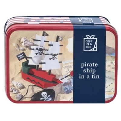 Barco pirata en una lata