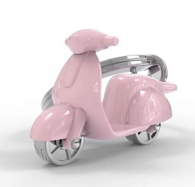 Llavero scooter rosa
