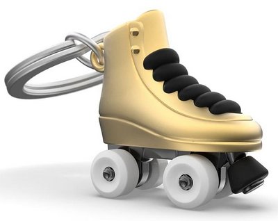 Llavero bota de patinaje