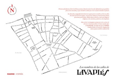 Mapa etimológico de Lavapiés