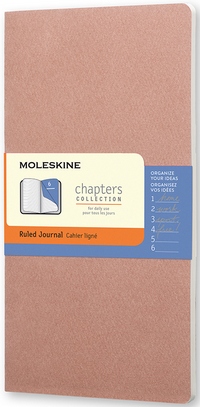 Moleskine. Cuaderno de capítulos fino a rayas (mediano)