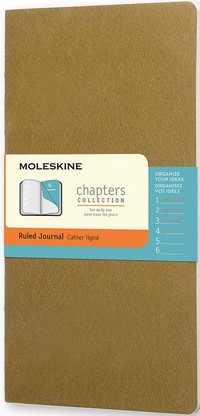 Moleskine. Cuaderno de capítulos fino a rayas (Mediano)