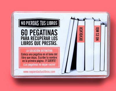 Librería Desnivel - No pierdas tus libros. 60 pegatinas - Marcapáginas