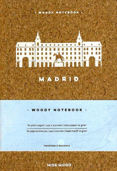 Woody Notebook Madrid/Plaza Mayor