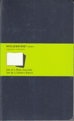 Moleskine. Set de tres cuadernos hojas en blanco (Grande)