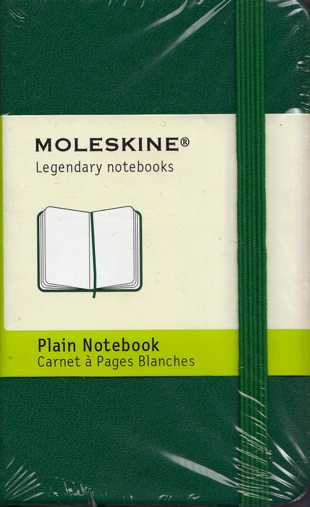 Moleskine. Cuaderno de notas hojas en blanco (Extra Pequeño)