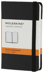 Moleskine. Cuaderno de notas hojas a rayas (Extra Pequeño)