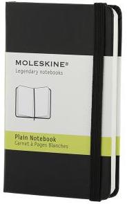 Moleskine. Cuaderno de notas hojas en blanco (Extra Pequeño)